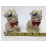 Vintage Ceramic Cat Salt and Pepper Shakers