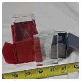 Vintage 3D Laser Etched Crystal