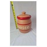 Vintage McCoy Nabisco Barrel Cookie Jar