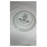 Pair of Vintage Collector Plates – 'On Gossamer Wings' Series by Lena Liu, 1988 & 1989, Butterflies