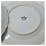 Vintage Arita China Scalloped Dinner Plates – Blue Floral Pattern (Japan)