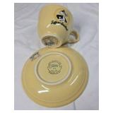 Vintage 1994 Fiesta Looney Tunes Sylvester 'Sufferin' Succotash' Yellow Set