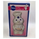 Vintage Pillsbury Doughboy Cookie Jar 1997 Ceramic with Original Box