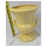 Vintage McCoy Pottery Vase – Yellow with Handles