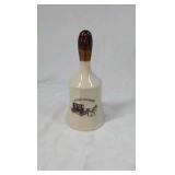 Vintage Porcelain & Glass Collectible Bells Assortment