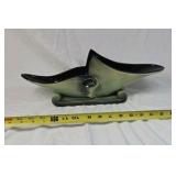 Vintage Hull Woodland Pottery Console Bowl, Basket & Vases