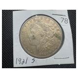 1921-S Silver Morgan Dollar 1921-S Silver Morgan Dollar
