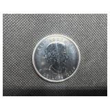 2009 BU SilverCanada Maple Leaf Coin - 1 Oz. of .9999 Silver 2009 BU SilverCanada Maple Leaf Coin - 1 Oz. of .9999 Silver