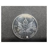 2009 BU SilverCanada Maple Leaf Coin - 1 Oz. of .9999 Silver 2009 BU SilverCanada Maple Leaf Coin - 1 Oz. of .9999 Silver