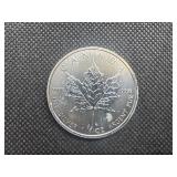 2011 BU Silver Canada Maple Leaf Coin - 1 Oz. of .9999 Silver 2011 BU Silver Canada Maple Leaf Coin - 1 Oz. of .9999 Silver
