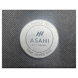 BU One Ounce .999 Silver Asahi Refining Round BU One Ounce .999 Silver Asahi Refining Round