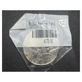 1997 Uncirculated American Silver Eagle in sealed Littleton package 1997 Uncirculated American Silver Eagle in sealed Littleton package