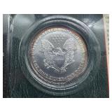 1999 Uncirculated American Silver Eagle in sealed Littleton holder 1999 Uncirculated American Silver Eagle in sealed Littleton holder