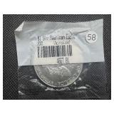 2000 Uncirculated American Silver Eagle in sealed Littleton package 2000 Uncirculated American Silver Eagle in sealed Littleton package