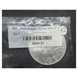 2006 Uncirculated American Silver Eagle in sealed Littleton package 2006 Uncirculated American Silver Eagle in sealed Littleton package