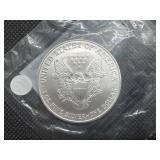 2006 Uncirculated American Silver Eagle in sealed Littleton package 2006 Uncirculated American Silver Eagle in sealed Littleton package