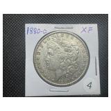 1880-O Morgan Silver Dollar Marked XF When Purchased 1880-O Morgan Silver Dollar Marked XF When Purchased