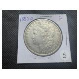1880-O Morgan Silver Dollar Marked F When Purchased 1880-O Morgan Silver Dollar Marked F When Purchased