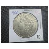 1900 Morgan Silver Dollar Marked AU When Purchased 1900 Morgan Silver Dollar Marked AU When Purchased