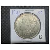 1921 Morgan Silver Dollar Marked XF When Purchased 1921 Morgan Silver Dollar Marked XF When Purchased