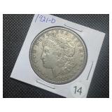 1921-D Morgan Silver Dollar 1921-D Morgan Silver Dollar