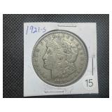 1921-S Morgan Silver Dollar 1921-S Morgan Silver Dollar