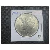 1922 Peace Silver Dollar Marked MS64 When Purchased 1922 Peace Silver Dollar Marked MS64 When Purchased