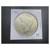 1923 Peace Silver Dollar Marked MS64 When Purchased 1923 Peace Silver Dollar Marked MS64 When Purchased
