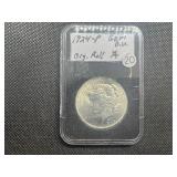 1924 Peace Silver Dollar Marked Gem BU Original Roll When Purchased 1924 Peace Silver Dollar Marked Gem BU Original Roll When Purchased