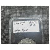 1925 Peace Silver Dollar Marked Gem BU Original Roll When Purchased 1925 Peace Silver Dollar Marked Gem BU Original Roll When Purchased