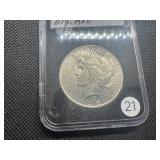 1925 Peace Silver Dollar Marked Gem BU Original Roll When Purchased 1925 Peace Silver Dollar Marked Gem BU Original Roll When Purchased