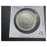 1946 Booker T. Washington Commemorative Silver Half Dollar 1946 Booker T. Washington Commemorative Silver Half Dollar