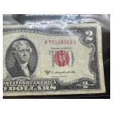 1953 Series C Red Seal $2 Bill 1953 Series C Red Seal $2 Bill