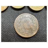 Twenty-two Older Foreign Coins, including one from 1866 Twenty-two Older Foreign Coins, including one from 1866