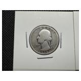 Two Silver Quarters, Standing Liberty and Washington Two Silver Quarters, Standing Liberty and Washington