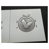 Two Silver Quarters, Standing Liberty and Washington Two Silver Quarters, Standing Liberty and Washington