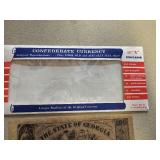 Reproduction Confederate Currency Set Reproduction Confederate Currency Set