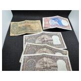 Five Bank Notes from India Five Bank Notes from India
