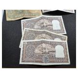Five Bank Notes from India Five Bank Notes from India