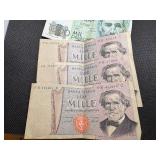 Six European Bank Notes Six European Bank Notes