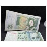 Six European Bank Notes Six European Bank Notes