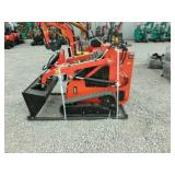 Mini Skid Steer Loader orange Mini Skid Steer Loader orange