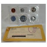 1964 Proof Mint Uncirculated 5 Coin Set (P) - original pacakge with COA and envelope 1964 Proof Mint Uncirculated 5 Coin Set (P) - original pacakge with COA and envelope