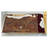 1994 The Thomas Jefferson Coinage and Currency Set - original packaging, internal case damaged 1994 The Thomas Jefferson Coinage and Currency Set - original packaging, internal case damaged