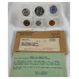 1958 Proof Mint Uncirculated 5 Coin Set (P) - original pacakge with COA and envelope 1958 Proof Mint Uncirculated 5 Coin Set (P) - original pacakge with COA and envelope