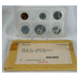 1961 Proof Mint Uncirculated 5 Coin Set (P) - original pacakge with COA and envelope 1961 Proof Mint Uncirculated 5 Coin Set (P) - original pacakge with COA and envelope