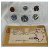 1962 Proof Mint Uncirculated 5 Coin Set (P) - original pacakge with COA and envelope 1962 Proof Mint Uncirculated 5 Coin Set (P) - original pacakge with COA and envelope