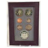 1992 Prestige Olympic Silver Proof Set 7 Coins - plastic case only, no COA, minor damage on some coins 1992 Prestige Olympic Silver Proof Set 7 Coins - plastic case only, no COA, minor damage on some coins