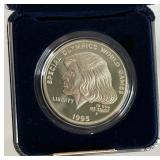 1995 W-Special Olympics World Games Proof Silver Dollar - original package with COA 1995 W-Special Olympics World Games Proof Silver Dollar - original package with COA