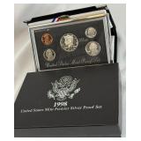 1998 Premier Silver Proof Set - original package with COA 1998 Premier Silver Proof Set - original package with COA